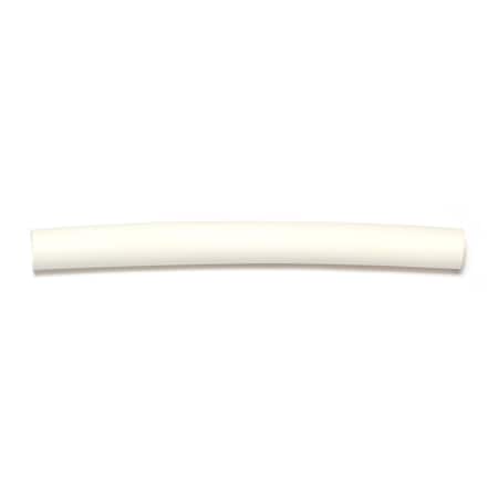 Midwest Fastener Heat Shrink Tube, Thin Wall, White, 3 in, 10 PK 67971